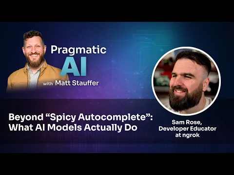 Watch Pragmatic AI ep. 7 on YouTube