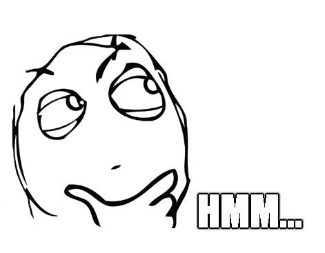 A hand-drawn face captioned ‘hmm…’